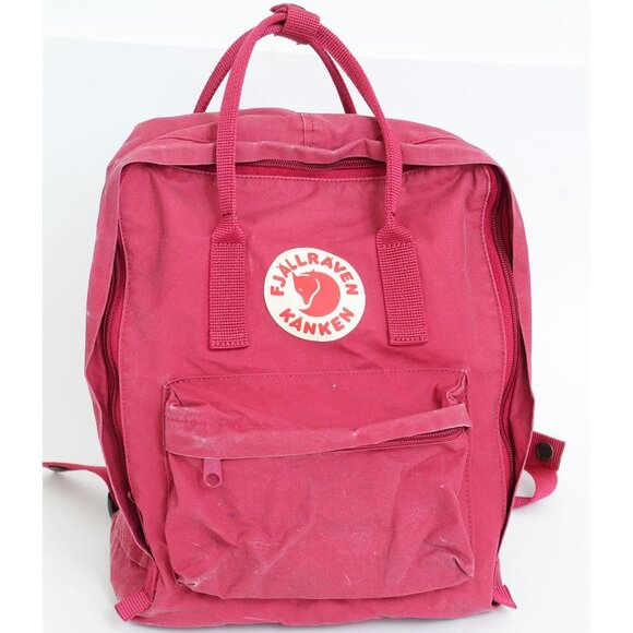 Fjallraven Kanken Unisex Travel Backpack Side Slip Pocket Ox Red School Bag - Picture 1 of 7
